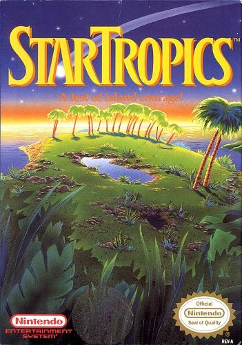 STAR TROPICS WITH LETTER (COMPLETE IN BOX) (usagé)
