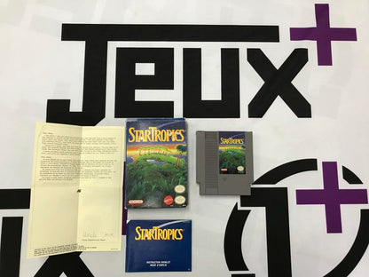STAR TROPICS WITH LETTER (COMPLETE IN BOX) (usagé)