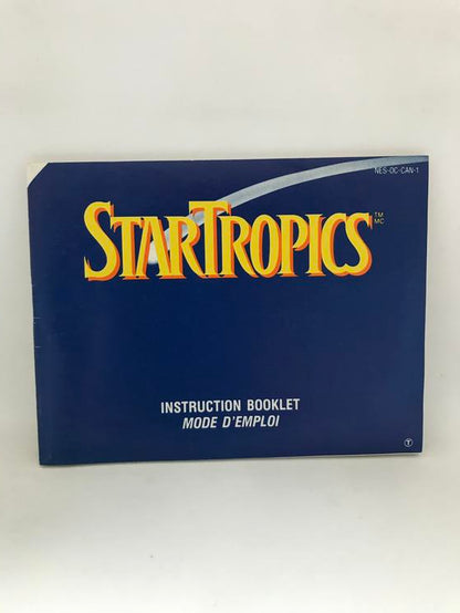 STAR TROPICS WITH LETTER (COMPLETE IN BOX) (usagé)