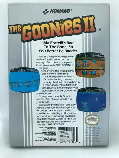 THE GOONIES II (COMPLETE IN BOX)
