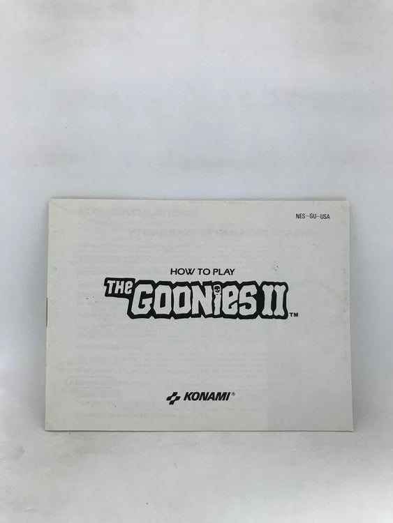 THE GOONIES II (COMPLETE IN BOX)