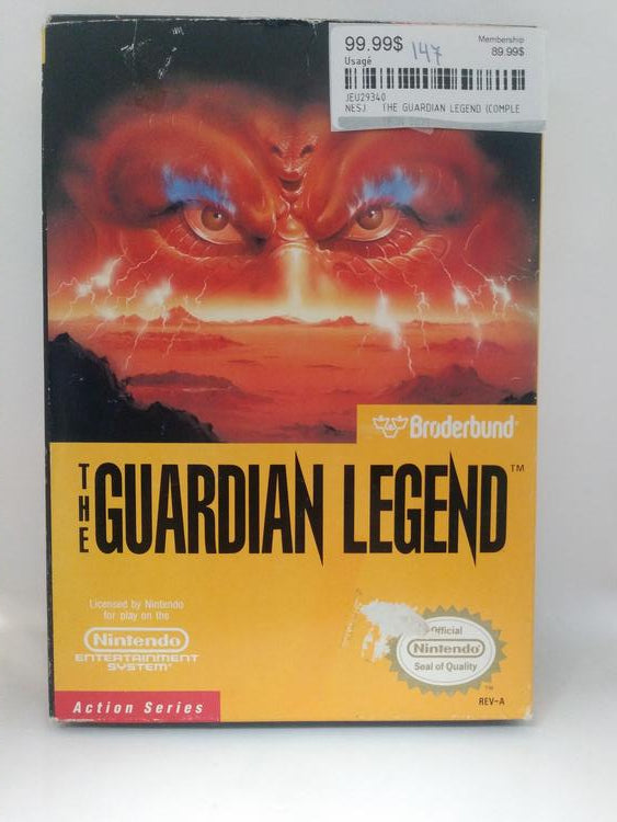 THE GUARDIAN LEGEND (COMPLETE IN BOX) (usagé)