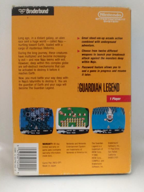 THE GUARDIAN LEGEND (COMPLETE IN BOX)