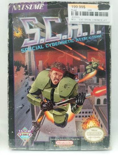 SCAT SPECIAL CYBERNETIC ATTACK TEAM (WITH BOX) (usagé)
