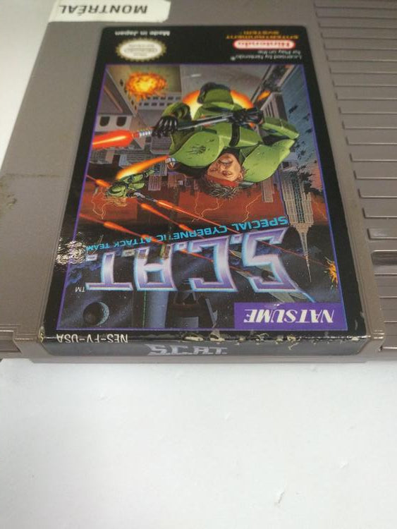 SCAT SPECIAL CYBERNETIC ATTACK TEAM (WITH BOX) (usagé) – Jeux+ Le