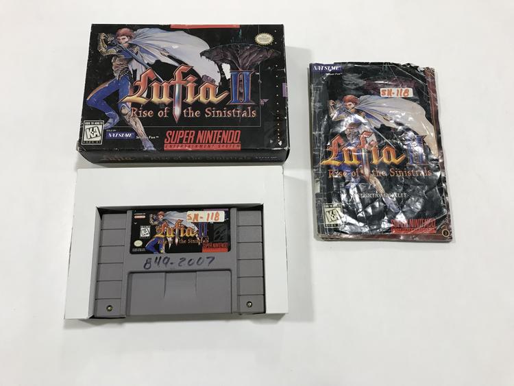 LUFIA II RISE OF SINISTRALS (COMPLETE IN BOX)