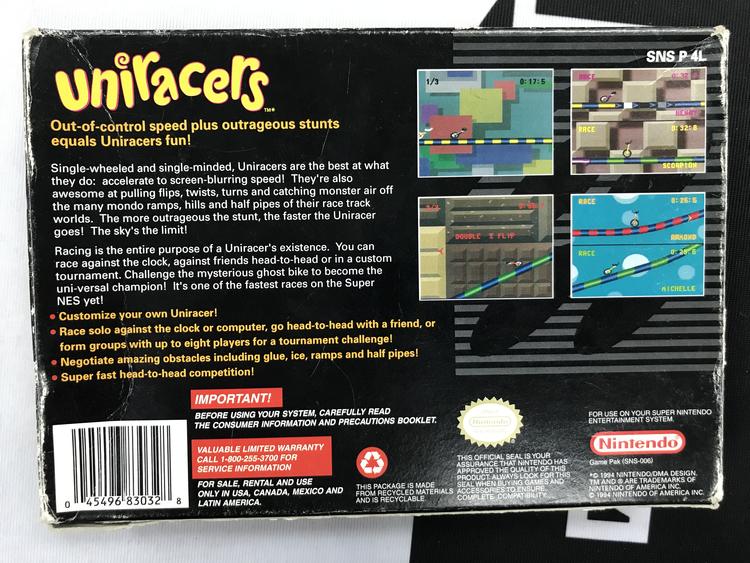UNIRACERS (WITH BOX)