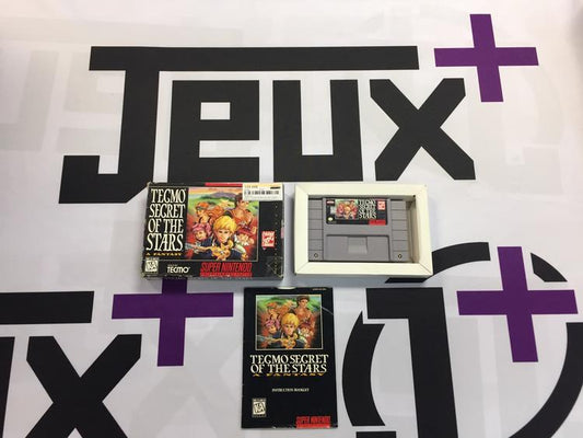 TECMO SECRET OF THE STARS (COMPLETE IN BOX) (usagé)