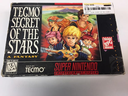 TECMO SECRET OF THE STARS (COMPLETE IN BOX)