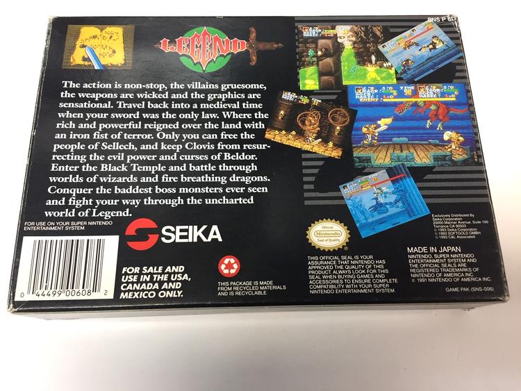 LEGEND (WITH BOX)