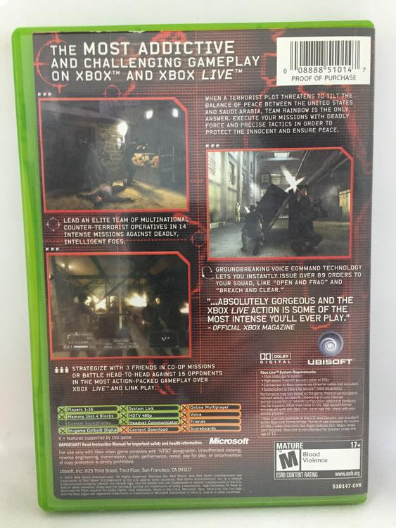 TOM CLANCY'S RAINBOW SIX 3 (WITH BOX)