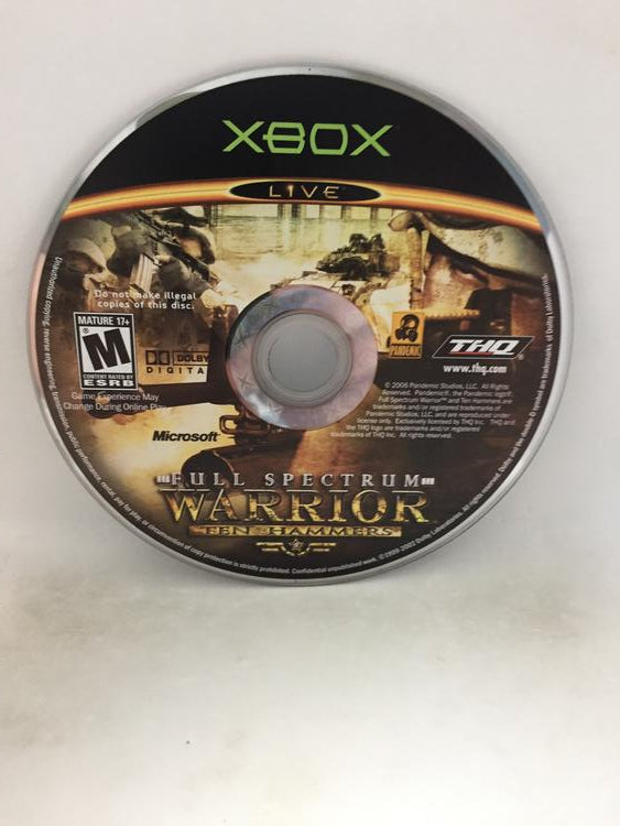 FULL SPECTRUM WARRIOR TEN HAMMERS (WITH BOX) (usagé)