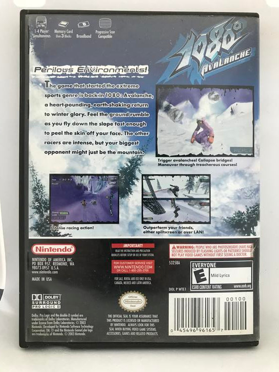 1080 AVALANCHE BONUS DVD BUNDLE (COMPLETE IN BOX)