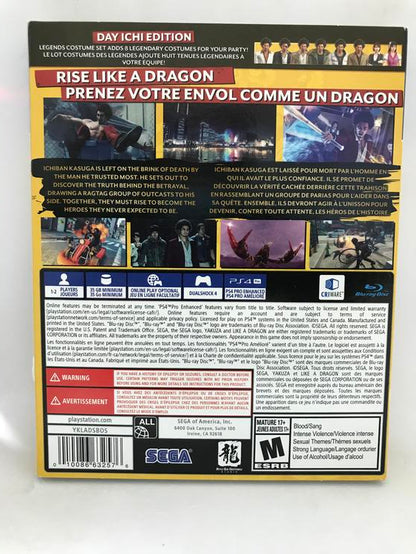 YAKUZA LIKE A DRAGON DAY ICHI STEELBOOK EDITION