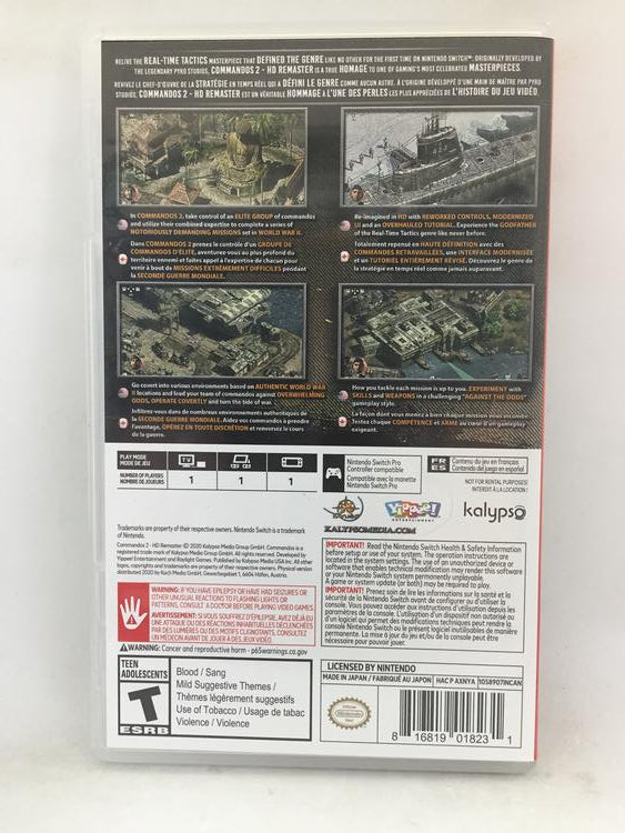 COMMANDOS 2 HD REMASTERED (usagé)