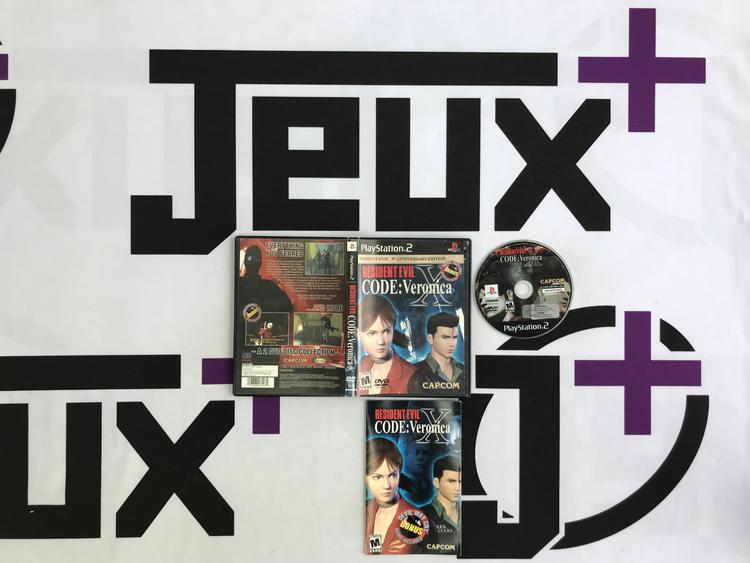 RESIDENT EVIL CODE VERONICA X RESIDENT EVIL 5TH ANNIVERSARY EDITION (COMPLETE IN BOX) (usagé)