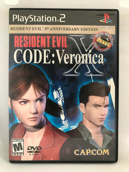 RESIDENT EVIL CODE VERONICA X RESIDENT EVIL 5TH ANNIVERSARY EDITION (COMPLETE IN BOX)