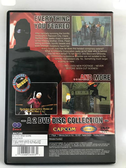 RESIDENT EVIL CODE VERONICA X RESIDENT EVIL 5TH ANNIVERSARY EDITION (COMPLETE IN BOX)