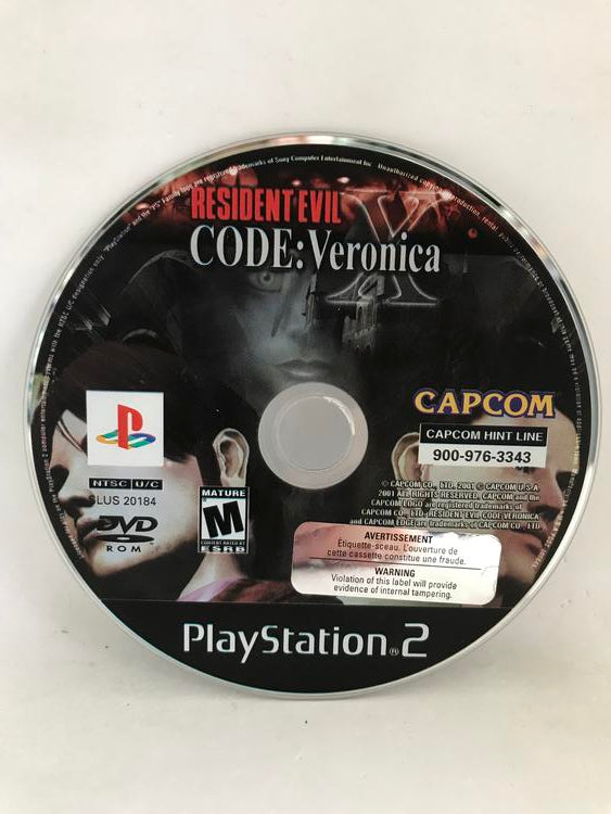 RESIDENT EVIL CODE VERONICA X RESIDENT EVIL 5TH ANNIVERSARY EDITION (COMPLETE IN BOX) (usagé)