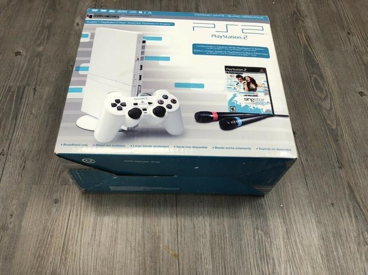 PLAYSTATION 2 MODEL 2 WHITE