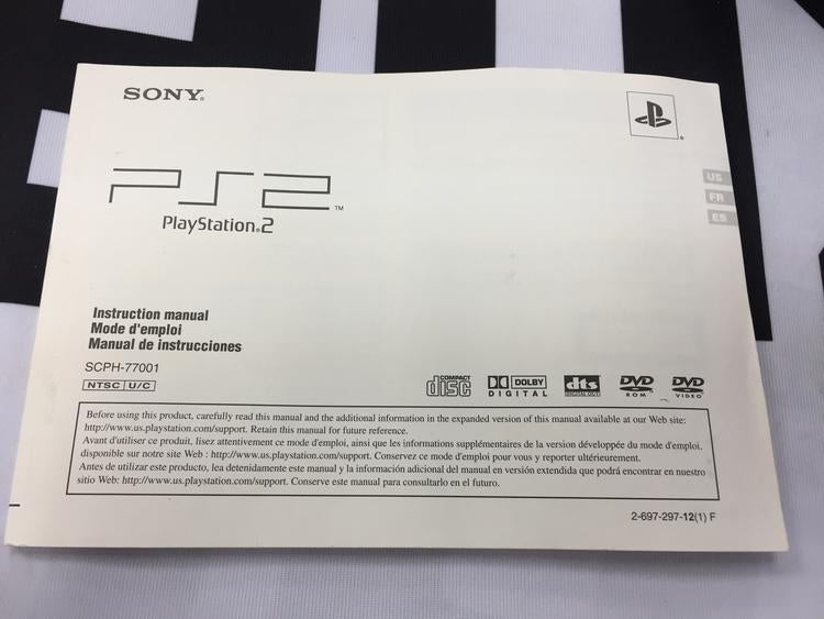 PLAYSTATION 2 MODEL 2 WHITE