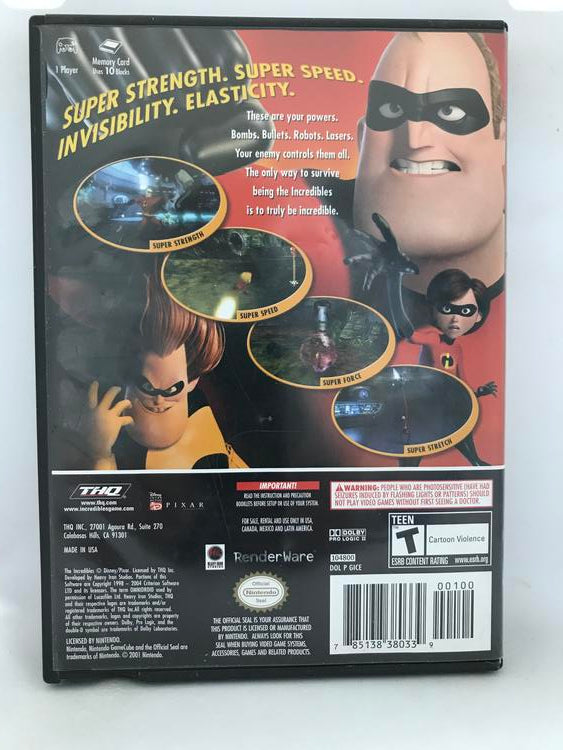 THE INCREDIBLES (COMPLETE IN BOX) (usagé)