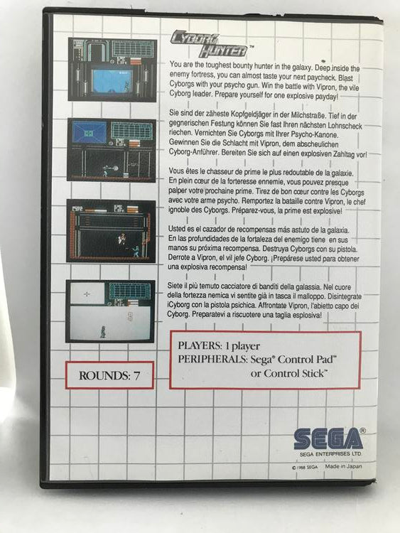 CYBORG HUNTER (COMPLETE IN BOX) (usagé)