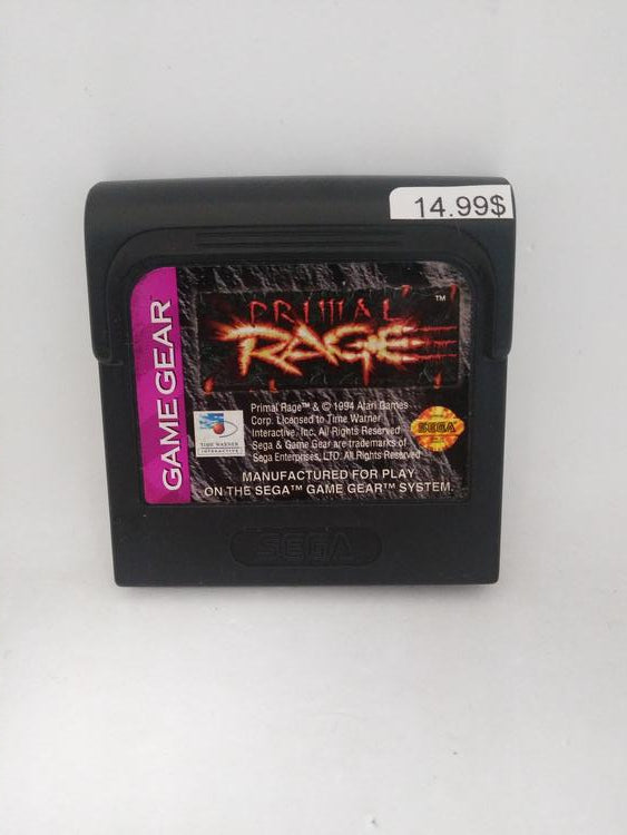 GAME GEAR PRIMAL RAGE