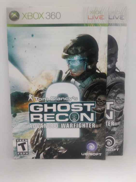 TOM CLANCY'S GHOST RECON ADVANCED WARFIGHTER 2 PLATINUM HITS (COMPLETE IN BOX)