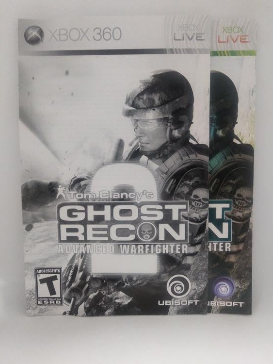 TOM CLANCY'S GHOST RECON ADVANCED WARFIGHTER 2 PLATINUM HITS (COMPLETE IN BOX)