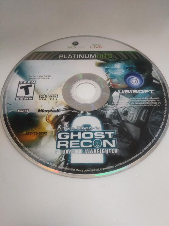 TOM CLANCY'S GHOST RECON ADVANCED WARFIGHTER 2 PLATINUM HITS (COMPLETE IN BOX) (usagé)