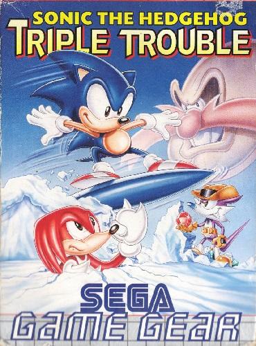 GAME GEAR SONIC THE HEDGEHOG TRIPLE TROUBLE