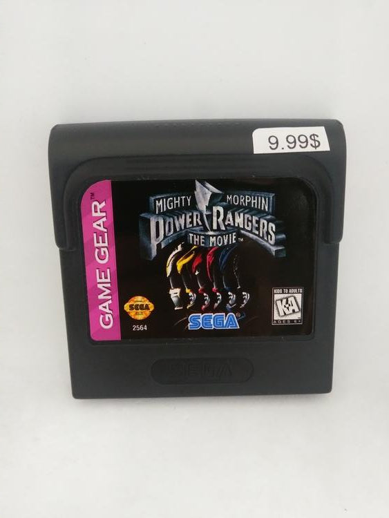 GAME GEAR MIGHTY MORPHIN POWER RANGERS THE MOVIE
