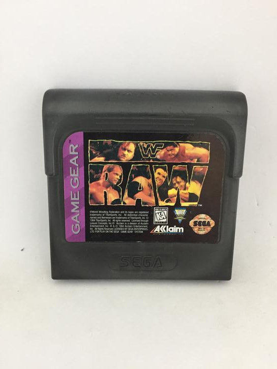GAME GEAR WWF RAW (usagé)