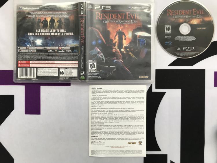 RESIDENT EVIL OPERATION RACCOON CITY (WITH BOX) (usagé)