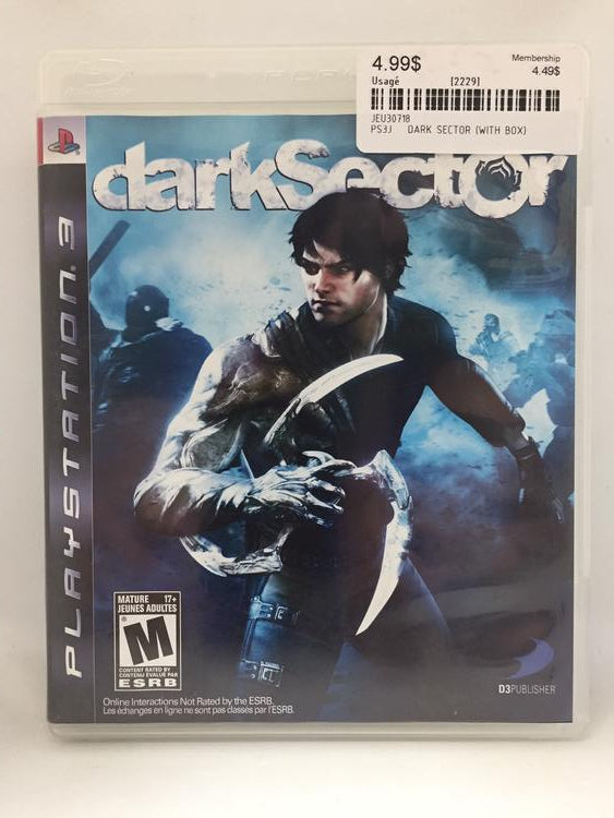 DARK SECTOR (WITH BOX) (usagé)