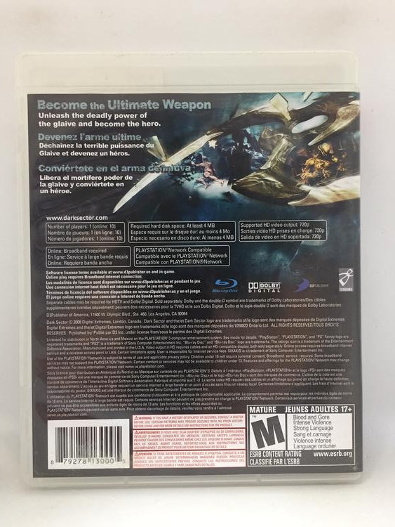 DARK SECTOR (WITH BOX)