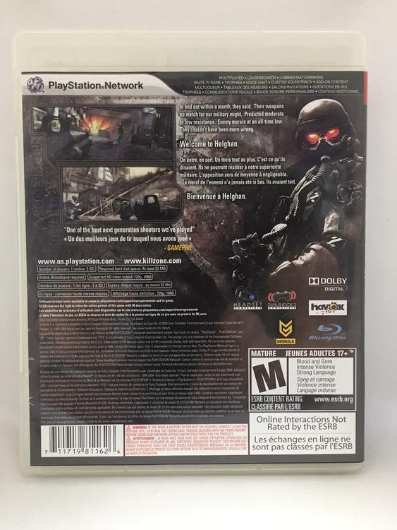 KILLZONE 2 (WITH BOX) (usagé)