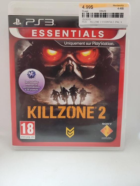 KILLZONE 2 ESSENTIALS PAL EDITION (COMPLETE IN BOX)