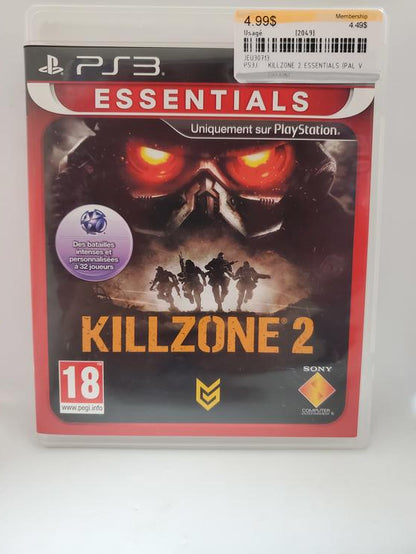 KILLZONE 2 ESSENTIALS PAL EDITION (COMPLETE IN BOX) (usagé)