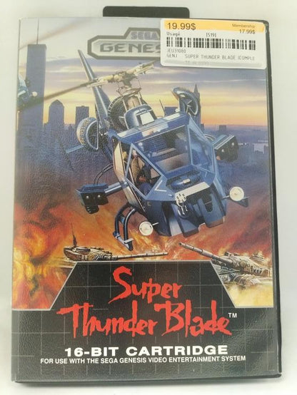SUPER THUNDER BLADE (COMPLETE IN BOX) (usagé)
