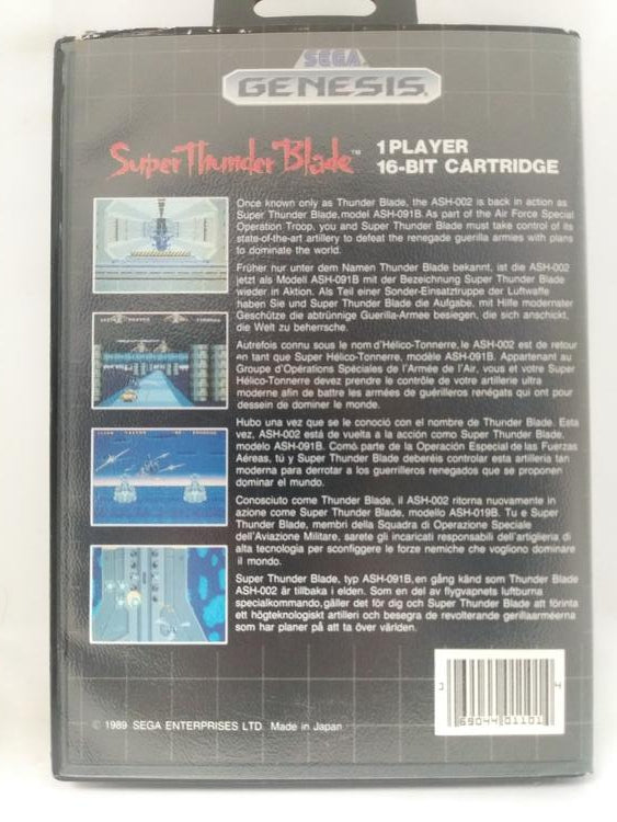SUPER THUNDER BLADE (COMPLETE IN BOX) (usagé)
