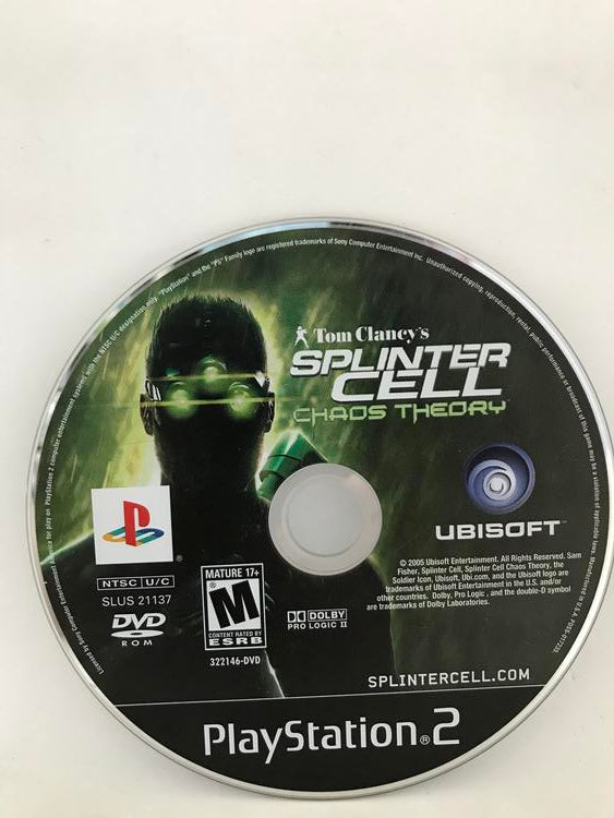 TOM CLANCY'S SPLINTER CELL CHAOS THEORY (WITH BOX) (usagé)