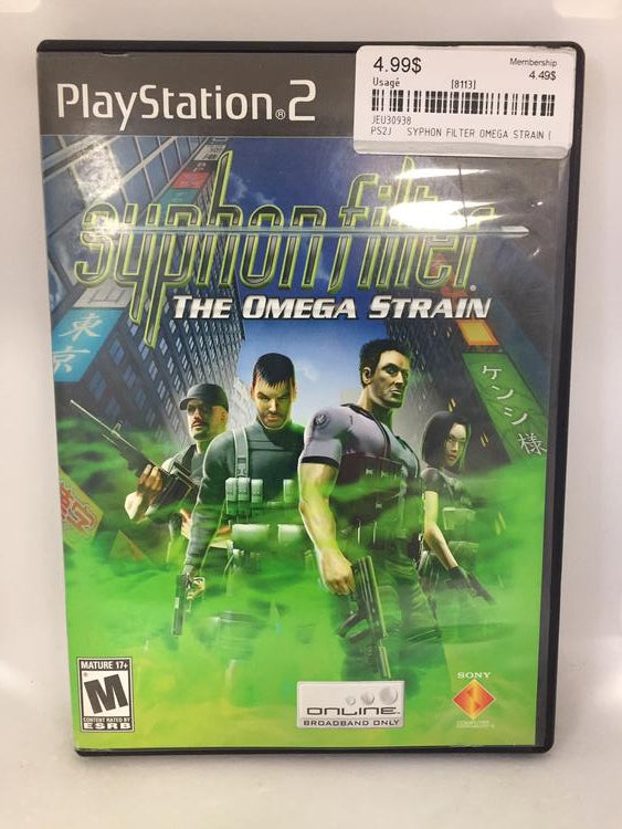 SYPHON FILTER OMEGA STRAIN (WITH BOX)