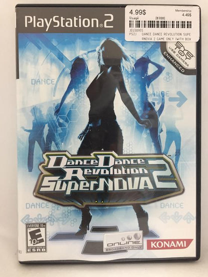 DANCE DANCE REVOLUTION SUPERNOVA 2 GAME ONLY (WITH BOX) (usagé)