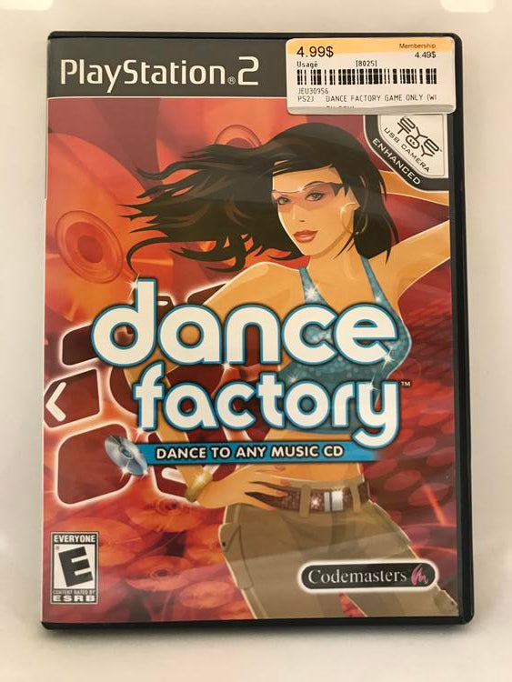 DANCE FACTORY GAME ONLY (WITH BOX) (usagé)