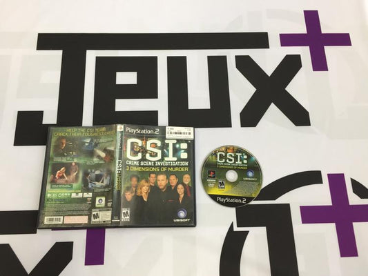 CSI 3 DIMENSIONS OF MURDER (WITH BOX) (usagé)