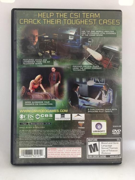 CSI 3 DIMENSIONS OF MURDER (WITH BOX) (usagé)