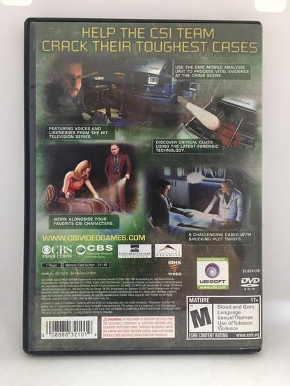 CSI 3 DIMENSIONS OF MURDER (WITH BOX) (usagé)