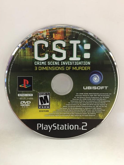 CSI 3 DIMENSIONS OF MURDER (WITH BOX)